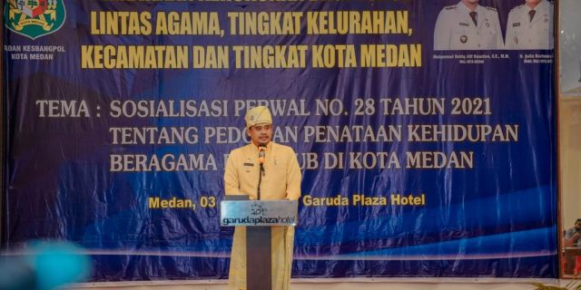 Bobby Nasution Ajak Semua Pihak Wujudkan Kota Medan Sebagai Kota Toleran