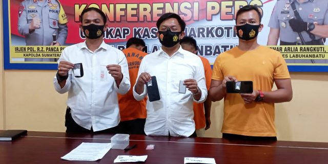 Sat Narkoba Polres Labuhanbatu Tangkap Dua Pengedar Sabu