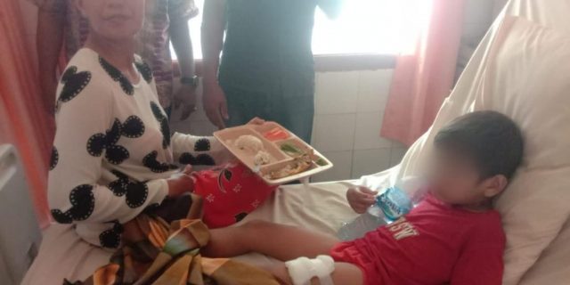 Ngutip Sayur Diladang, Bocah 5 Tahun Terkena Peluru Nyasar