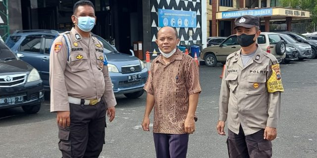 Polsek Medan Baru Amankan Ibadah Minggu