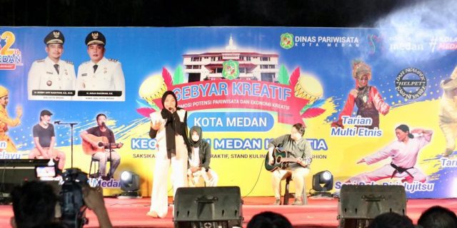 Unik, Beranda Kreatif Kecamatan Medan Helvetia Hadirkan Stand ODGJ