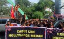 Sapma PP Sumut Demo Balai Kota, Desak Wali Kota Medan Tutup Holywings