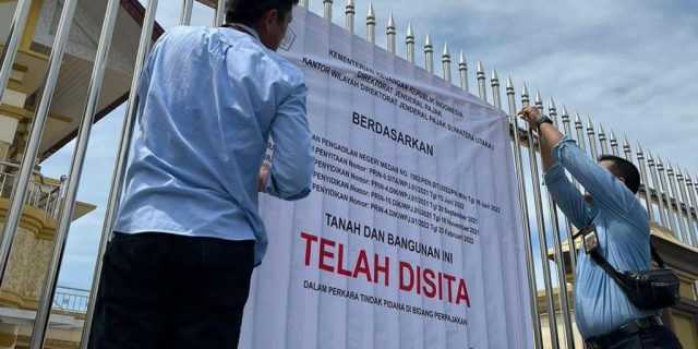 DJP Sumut I Sita Aset Penunggak Pajak