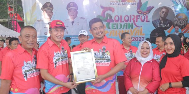 Pemko Medan Pecahkan Rekor MURI Peserta Senam Kolaborasi Terbanyak