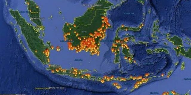 13 Titik Panas Terdeteksi di Sumut, Suhu Udara Tertinggi Capai 34⁰ C