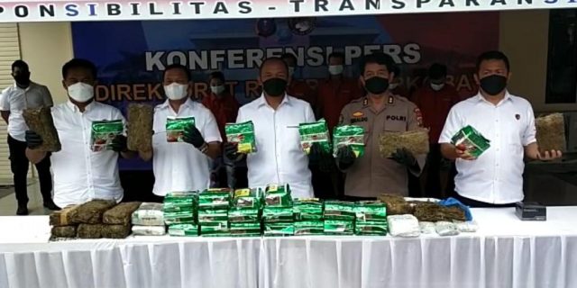 Kurun Waktu Sebulan, Poldasu Sita Puluhan Kilo Narkoba
