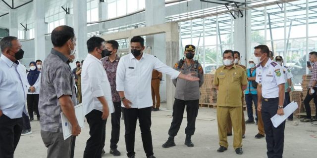 Proses Pengerjaan Sudah 80%, Terminal Tipe A Amplas Diproyeksikan Selesai November 2022