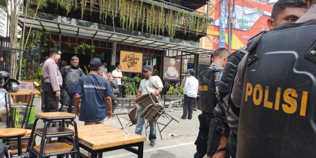 Tolak Eksekusi Caldera Cofee, Puluhan Orang Diamankan Polisi