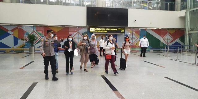 Polda Sumut Kawal Kedatangan Delegasi Negara Asing di Bandara Kualanamu