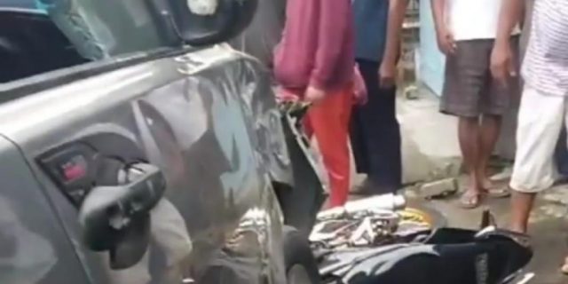 Pencuri Mobil Dihakimi Massa di Jalan Amal