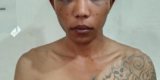 Pinjam dan Jual Sepeda Motor Teman, Pria Bertato Ini Diringkus Polisi