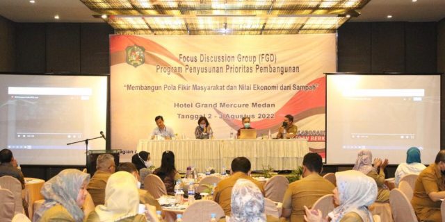 Bangun Pola Pikir Masyarakat dan Nilai Ekonomi Sampah, Pemko Medan Gelar FGD