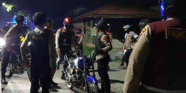 Pasca Dibekuk Kelompok Geng Motor Bersenjata Klewang dan Clurit, Polres Binjai Gelar Patroli Gabungan