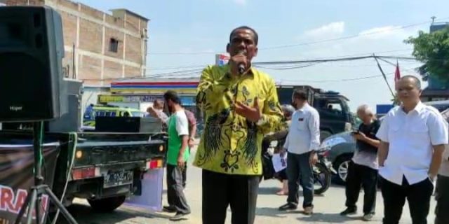 Marak Narkoba, Anggota DPRD Sumut Unjukrasa Tunggal di Mapoldasu