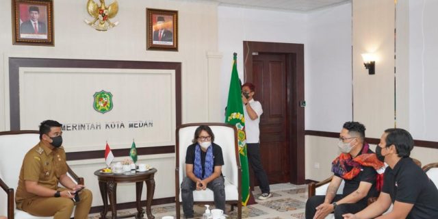 Bobby Nasution Ajak Viky Sianipar Kolaborasi Bangkitkan Anak Muda Medan