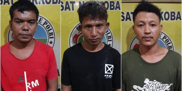Tiga Pria Hendak Transaksi 1 Ons Sabu Ditangkap