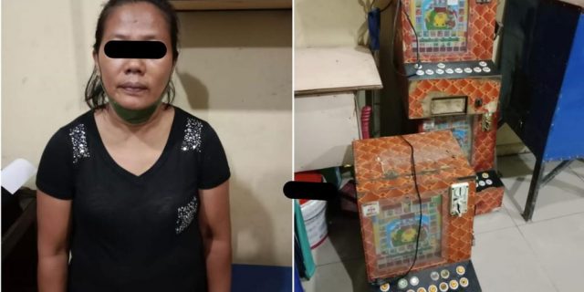 Polsek Medan Area Amankan Pemilik Warung dan 3 Mesin Judi Jackpot