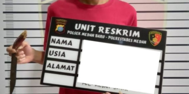 Berkendara Bawa Sajam, Anak Pintu Air Diamankan Tekab Polsek Medan Baru