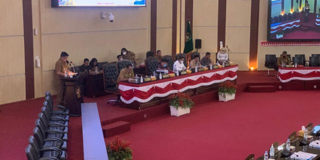 DPRD Medan Terima Nota Pengantar R APBD Pemko TA 2023