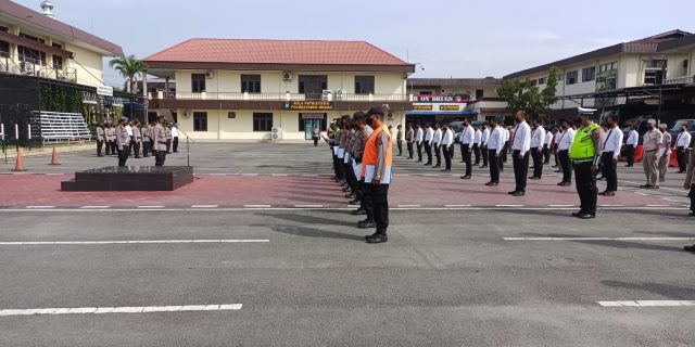 Kabag Ops Polrestabes Medan Tekankan Kepada Anggota Hindari Pelanggaran Hukum