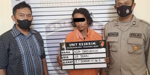 Maling Pintu Gardu PLN Diringkus Polsek Medan Area