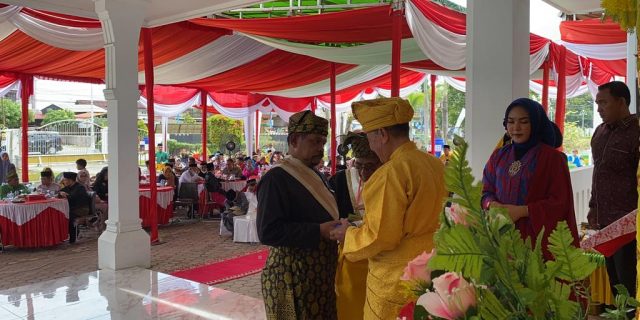 Rahudman Dapat Gelar Datuk Laksamana Wira Diraja dari Kerajaan Bedagai