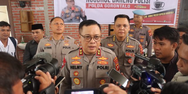 Kapolda Gorontalo Gelar Ngopi Bareng LSM dan Ormas