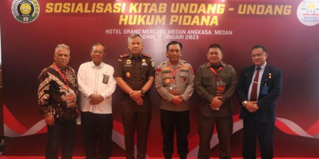Kapolrestabes Medan Hadiri Sosialisasi UU Nomor 1 Tahun 2023 di Grand Mercure