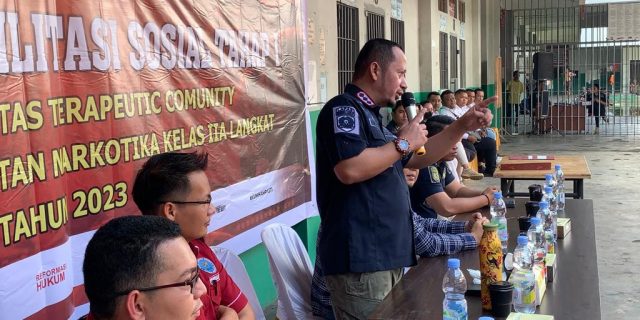 Lapas Narkotika Langkat Buka Rehabilitasi Sosial Bagi WBP Kecanduan Narkoba