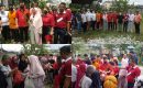 Sambut HPN, Brotherhood Club Medan Bersama Pewarta dan Rumah Komunikasi Lintas Agama Bagikan 500 Paket Sembako