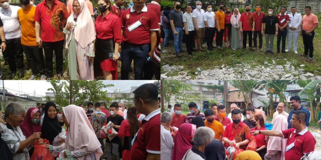 Sambut HPN, Brotherhood Club Medan Bersama Pewarta dan Rumah Komunikasi Lintas Agama Bagikan 500 Paket Sembako