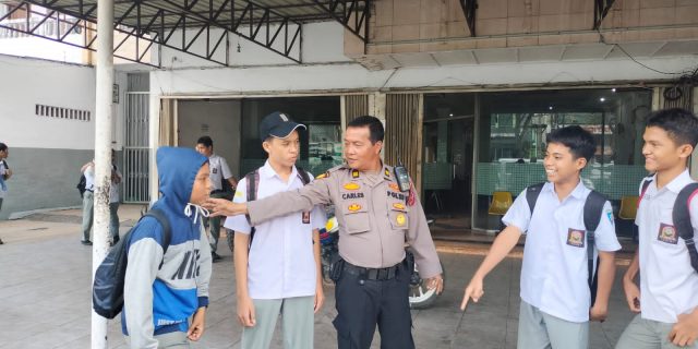 Antisipasi Tawuran Pelajar, Polsek Medan Baru Rutin Patroli Jam Pulang Sekolah