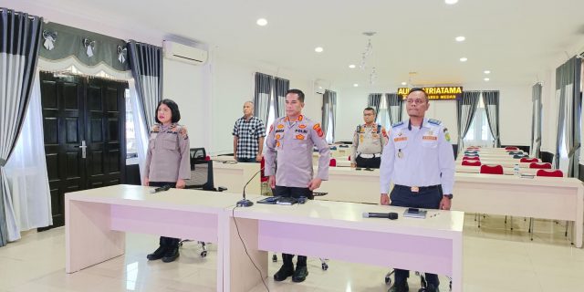Polrestabes Madan Ikuti Zoom Meeting Bersama Divisi Humas Polri