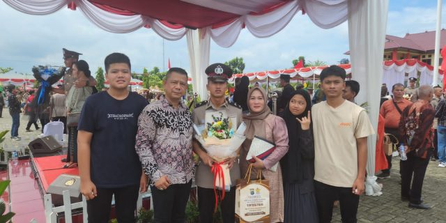 Anak Ketua Pewarta Polrestabes Medan Dilantik Jadi Bintara Remaja Polri