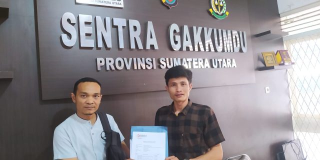 Protes Dugaan Penggelembungan Suara, Aliansi Mahasiswa Nias Peduli Demokrasi Datangi Bawaslu Sumut