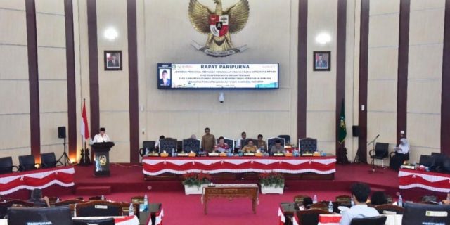 DPRD Medan Gelar Rapat Paripurna Tata Cara Penyusunan Propemperda