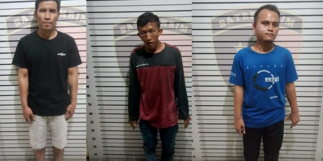 Tiga Kawanan Spesiasis Begal Diamankan Polsek Medan Baru