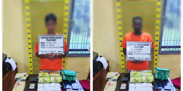 2 Mahasiswa di Medan Ditangkap, 4 Kilogram Sabu Turut Diamankan
