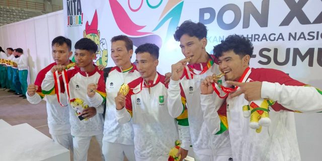 Kontingen Riau Raih Medali Emas Perdana PON XXI 2024