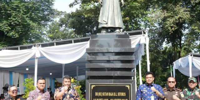 Bobby Resmikan Revitalisasi Taman Cadika
