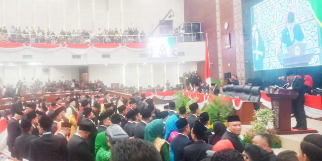 99 Anggota DPRD Sumut Periode 2024-2029 Dilantik