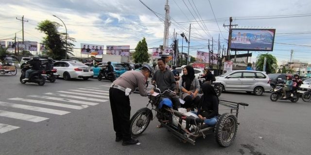Hari Pertama Ops Zebra Toba, Polisi Tindak 1.254 Pengendara di Sumut