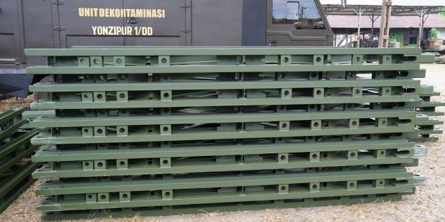 Kodam I/BB Terima Kedatangan 3 Set Jembatan Modular di Pelabuhan Belawan