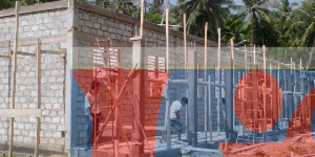 Pembangunan Gedung SMK Negeri 3 Kecamatan Lahewa Mencapai 75%.
