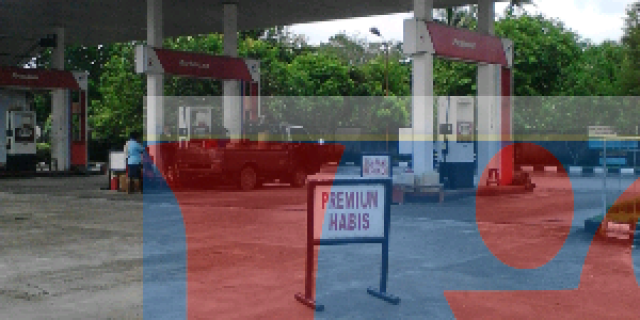 Gawat, Stok BBM di SPBU Lahewa Kehabisan