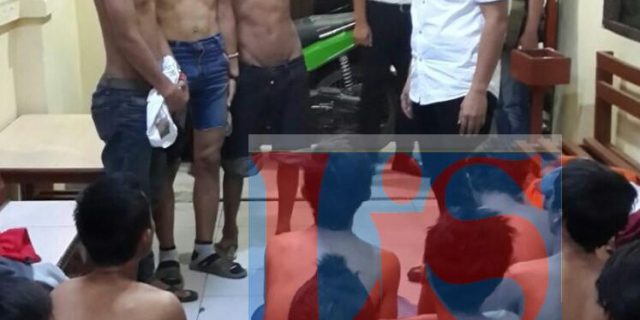 Polsek Medan Kota Tangkap 13 Orang Preman Taman Taladan