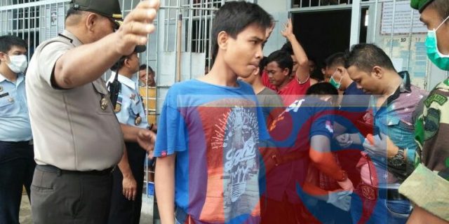 Polsek Pancur Batu Gelar Razia di Rutan 