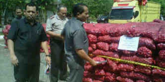 Poldasu Kembali Amanakan Bawang Ilegal Asal India 40 Ton