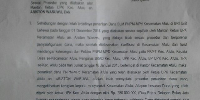 Gawat! Setahun Laporan Pengaduan Masyarakat Afulu di Polres Nias Tak di Tindak Lanjuti