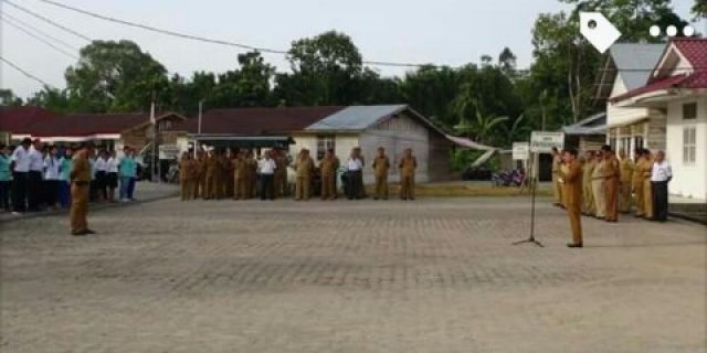 Bupati Nias Utara Pimpin Apel Pagi